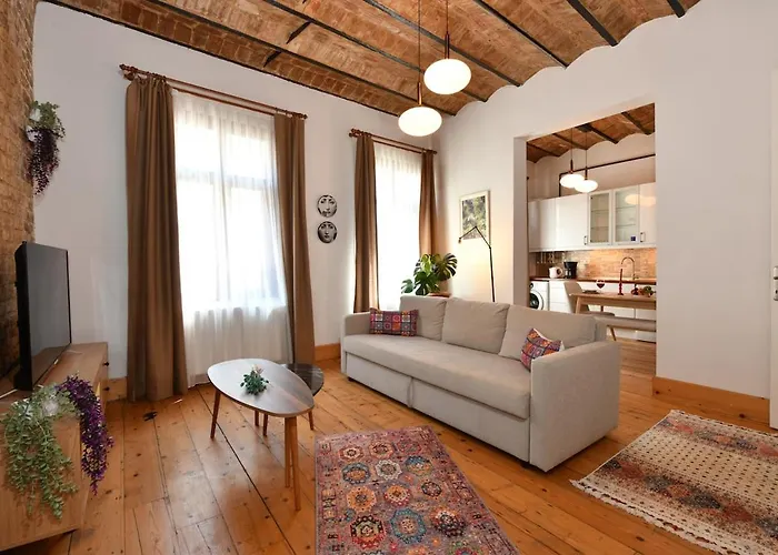 Апартаменты Charming Flat Retro Design Ac Galata Стамбул