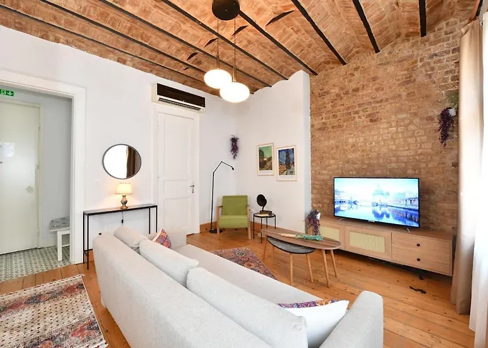 Apartmán Charming Flat Retro Design Ac Galata *