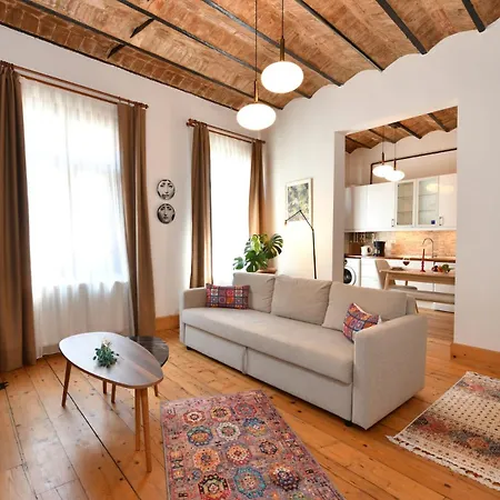 Charming Flat Retro Design Ac Galata * Isztambul